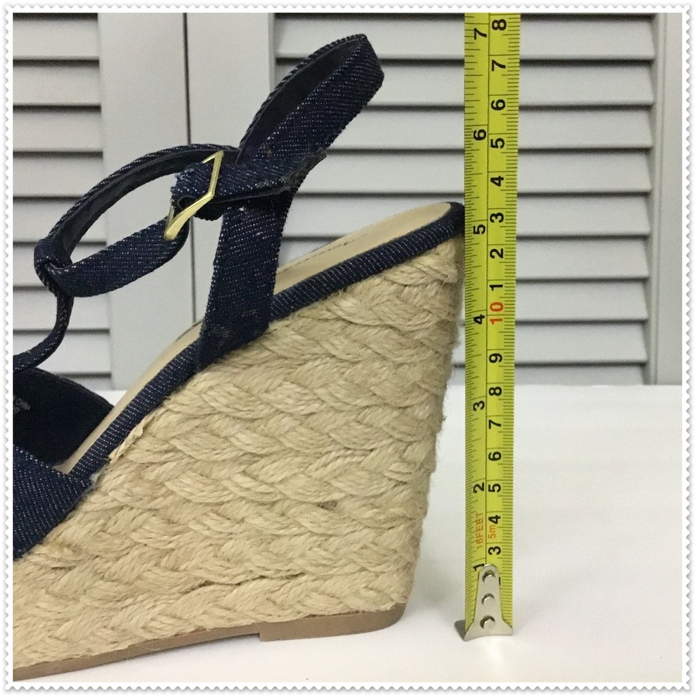 NWOT American Eagle AE Espadrille Wedge Sandal - Picture 9 of 11